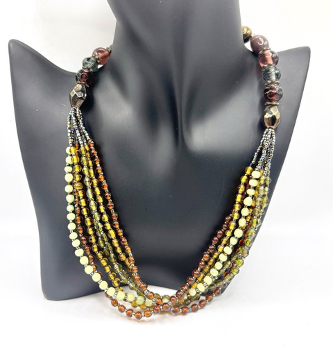 Collana vintage multi filo - collana,