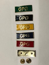 DISTINTIVO SIGLA G.P.G.  METALLO VARI COLORI  UN SOLO PEZZO