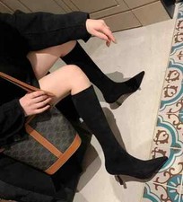 Stivali Donna Ginocchio Tacco