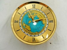 Raro orologio da tavolo IMHOF Weltzeit world timer table desk top clock funzionante 8 giorni 544