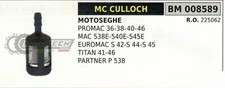 225062 PESCAGGIO FILTRO OLIO MOTOSEGA MccULLOCH MAC 538E 540E 545E 