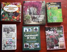 Lotto di 6 libri di giardinaggio