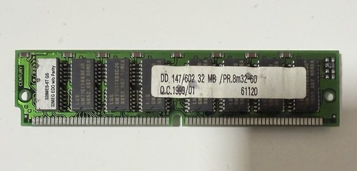 32mb edo ram pin - 72-pin, simm