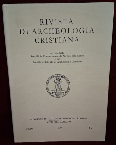 Rivista archeologia cristiana - rivista,