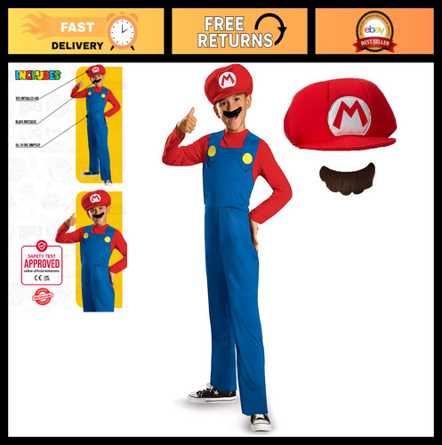 Costume super mario - super,