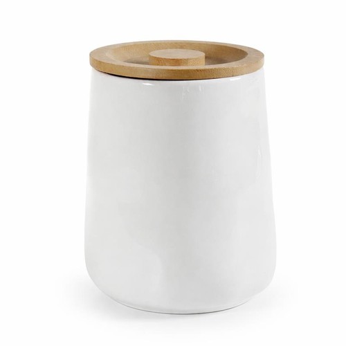 Barattolo ceramica bianco - barattolo,