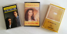 LOTTO DI 3 MUSICASSETTE " LE PICCOLE ORE "  MUSICA ANNI '80 - '90 ITALIANA
