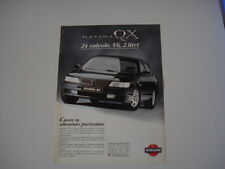 advertising Pubblicità 1995 NISSAN MAXIMA QX