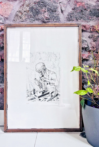 Quadro stampa vintage pippo - quadro,