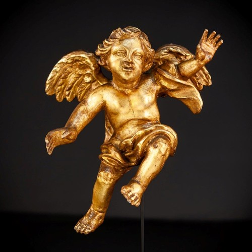 Angel wooden sculpture 1800s - angel,