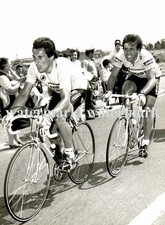 Bella fotografia originale, duello Saronni Contini al Giro d'Italia del 1983