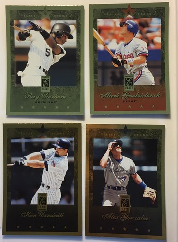 1997 elite baseball gold stars - elite,