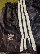 Adidas football short vintage running Nylon lucidi shiny glanz d5 blu pants