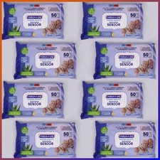 400 Salviette umidificate senior igiene adulti per corpo aloe vera maxi formato