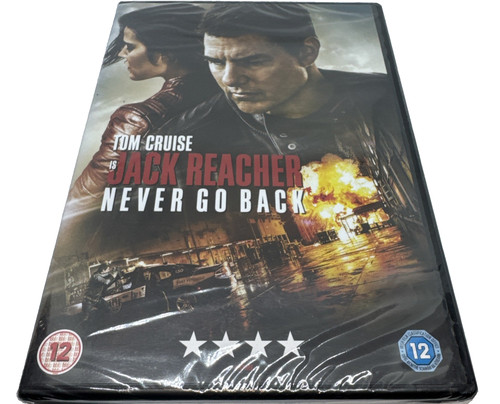Jack reacher never back dvd - reacher,