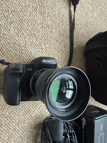 Corpo dslr sony alpha a300 - sony,
