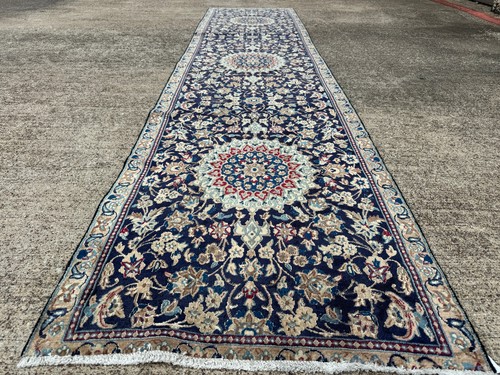 Tappeto runner vintage - vintage, blu