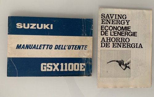 Suzuki gsx 1100 libretto - 1100, e