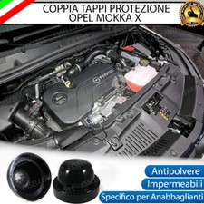 COPPIA TAPPO COPRIFARO CUFFIA IN GOMMA OPEL MOKKA X ANABBAGLIANTI LED E XENO