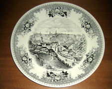 PIATTO Villeroy & Boch Septfontaines Luxembourg 1835 N.Liez  porcellana vintage