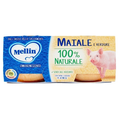 Mellin omogeneizzato maiale - omogeneizzato,
