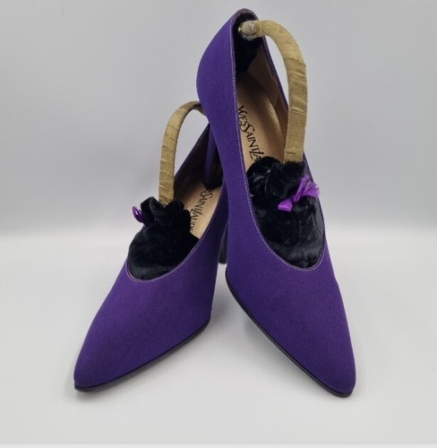 Ysl high heels - ysl, purple