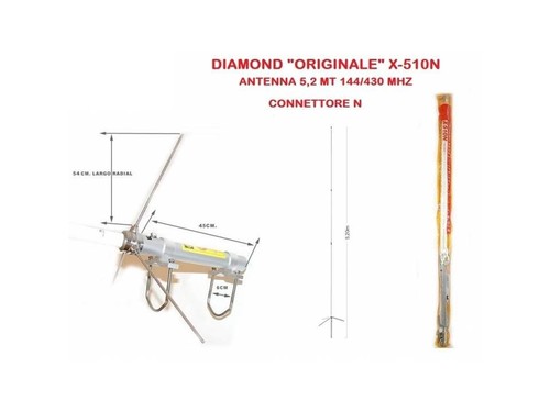 Diamond 510n antenna bibanda - x-510n,