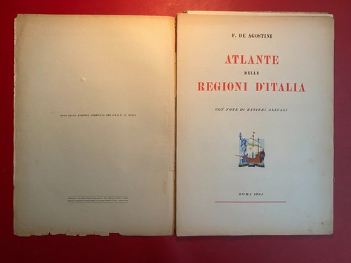 Atlante delle regioni italia - delle,