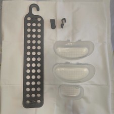 PORTAOGGETTI doccia/cucina in plastica da appendere regolabile, portasapone