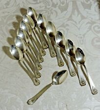 Antico modello araldico Rogers Bros raro 12 cucchiai da dessert Cucchiai dessert
