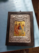 AGIOGRAFIA. BIZANTINA. COPIA. SU ARGENTO