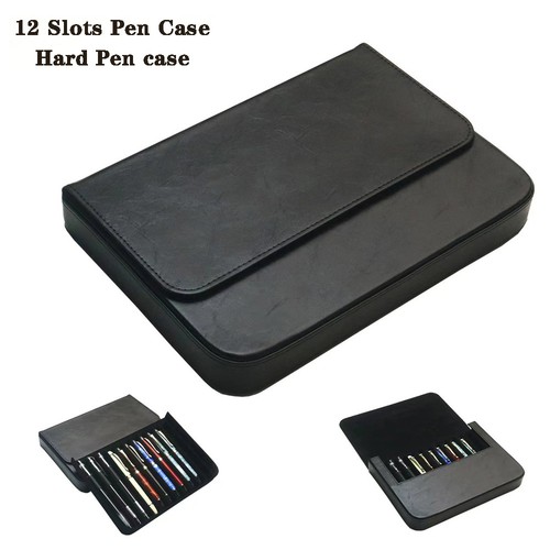 Leather 12slots pen - leather,