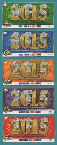 Gratta vinci lotteria anno - e,