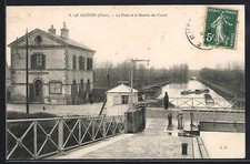 CPA Le Guétin, Le Pont et le