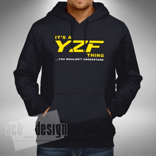 Felpa con cappuccio yzf - felpa,