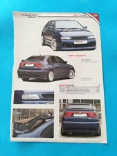 CLIPPING ARTICOLO DI GIORNALE CAR TUNING SEAT CORDOBA DA COLLEZIONE - (77)