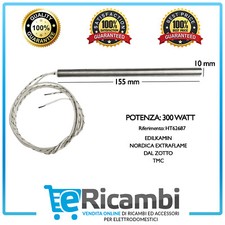 Candeletta accensione STUFA PELLET resistenza d 10 x 154 W 300 EDILKAMIN NORDICA
