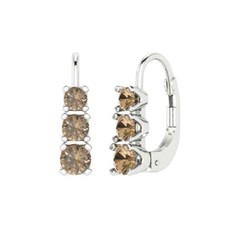 Champagne Zirconia Stud