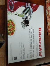 KitchenAid Spiralizzatore con nucleo buccia fetta 5 lame attacco mixer verdura/frutta NUOVO