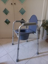 SEDIA COMODA 4 FUNZIONI IN 1 RIALZO WATER SUPPORTO PER WATER SEDILE PER DOCCIA