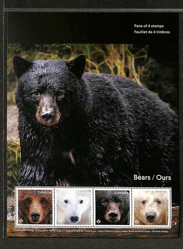 Canada scott 3190 - -, bears