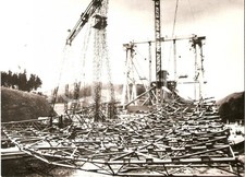 1969 BAD MUNSTEREIFEL Costruzione del radiotelescopio EFFELSBERG *Foto 17x13 cm