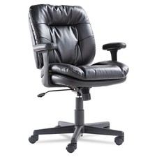 OIF ST4819 16.93 in. - 20.67 in. Executive Swivel/Tilt Chair - Black New