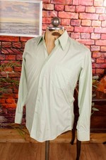 Vintage Orig 70S Camicia Menta