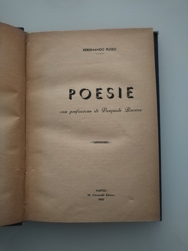 Ferdinando russo poesie 1943 - ferdinando,