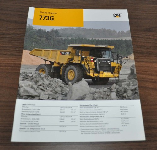 Brochure caterpillar 773g - brochure,