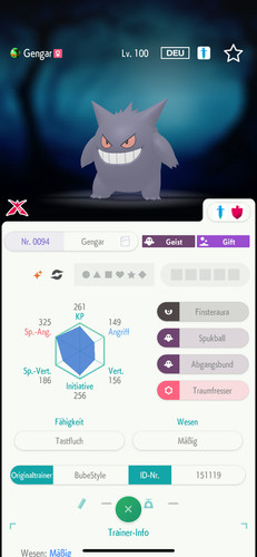Pokemon gengar shiny - gengar,