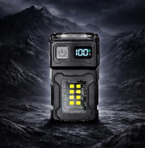 Torcia led ricaricabile usb - torcia,