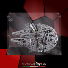 TECA IN PLEXIGLASS ACRILICO-SHOWCASE-PER LEGO 75192-MILLENNIUM FALCON-STAR WARS