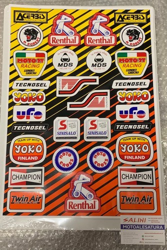 Adesivi moto vintage - adesivi, epoca